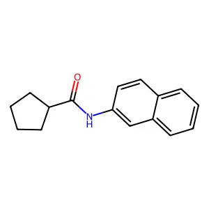 N-(Naphthalen-2-YL)cyclopentanecarboxamide structure