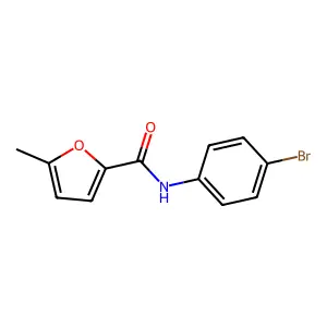 N-(4-bromophenyl)-5-methylfuran-2-carboxamide structure