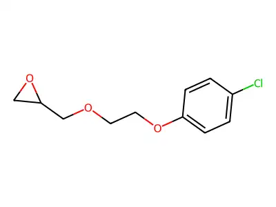 2-{[2-(4-Chlorophenoxy)ethoxy]methyl}oxirane structure
