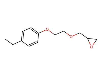 2-((2-(4-Ethylphenoxy)ethoxy)methyl)oxirane structure