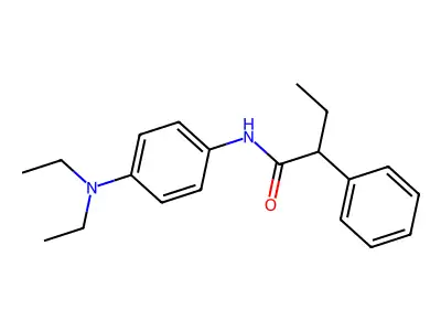 N-[4-(diethylamino)phenyl]-2-phenylbutanamide structure