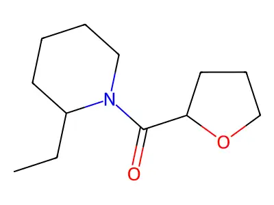 (2-Ethylpiperidin-1-yl)(tetrahydrofuran-2-yl)methanone structure