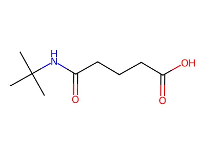 5-(Tert-butylamino)-5-oxopentanoic acid structure