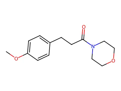3-(4-Methoxyphenyl)-1-morpholin-4-ylpropan-1-one structure