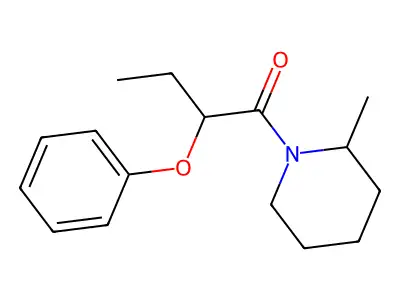 1-(2-Methylpiperidin-1-yl)-2-phenoxybutan-1-one structure