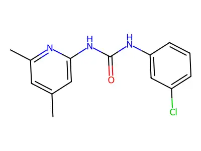 1-(3-Chlorophenyl)-3-(4,6-dimethylpyridin-2-yl)urea structure