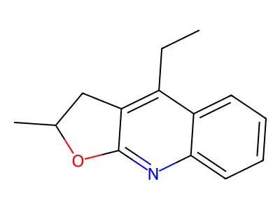 4-Ethyl-2-methyl-2,3-dihydrofuro[2,3-b]quinoline structure