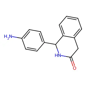 1-(4-Aminophenyl)-1,4-dihydroisoquinolin-3(2H)-one structure