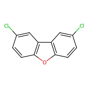 2,8-Dichlorodibenzofuran structure