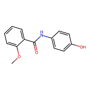 N-(4-hydroxyphenyl)-2-methoxybenzamide structure