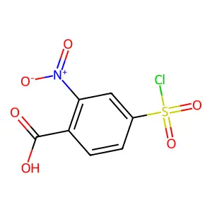 4-Chlorosulfonyl-2-nitrobenzoic acid structure
