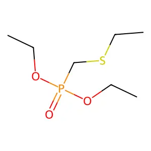Diethyl ((ethylthio)methyl)phosphonate structure