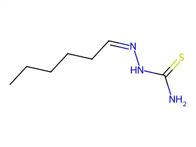 Hydrazinecarbothioamide,2-hexylidene- structure