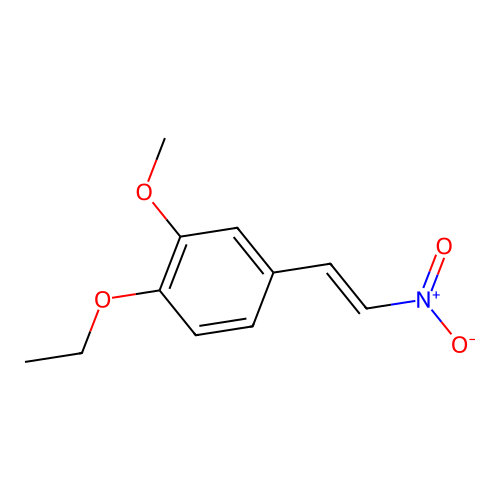 4-ethoxy-3-methoxy-beta-nitro-styrene structure