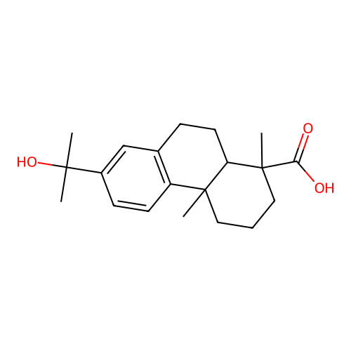 15-hydroxydehydroabietic acid structure