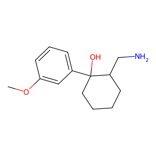 Cyclohexanol, 2-aminomethyl-1-(m-methoxyphenyl)- structure