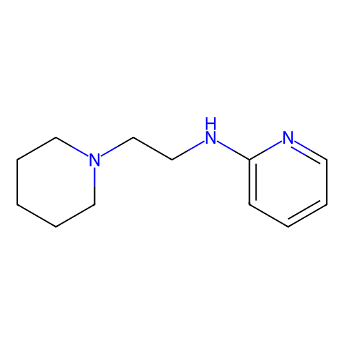 N-(2-piperidin-1-ylethyl)pyridin-2-amine structure