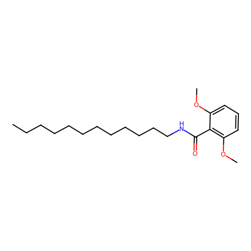 N-十二烷基-2,6-二甲氧基苯甲酰胺 structure