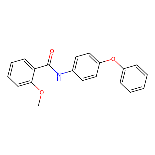 2-甲氧基-N-(4-苯氧基苯基)苯甲酰胺 structure