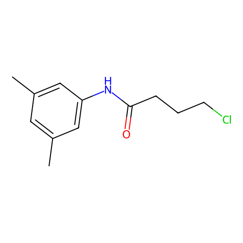 4-chloro-N-(3,5-dimethylphenyl)butanamide structure