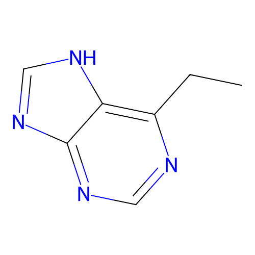6-ethyl-7H-purine structure