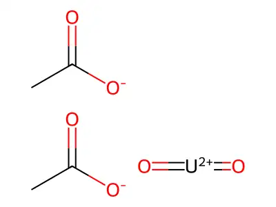 乙酸铀酰 structure