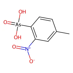 3-Nitro-p-toluenearsonic acid structure