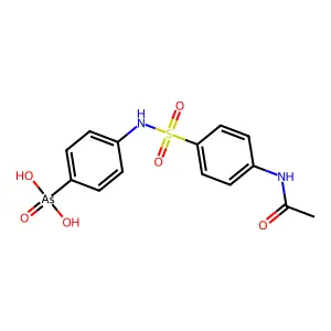 2-[(4,6-Diamino-1,3,5-triazin-2-yl)sulfanyl]ethanol structure