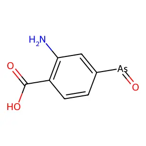 2-氨基-4-亚胂基苯甲酸 structure