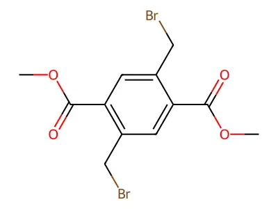 1,4-Dimethyl 2,5-bis(bromomethyl)-1,4-benzenedicarboxylate structure