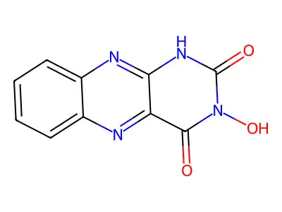 3-Hydroxybenzo[g]pteridine-2,4(1H,3H)-dione structure