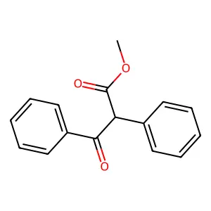 Methyl 3-oxo-2,3-diphenylpropanoate structure