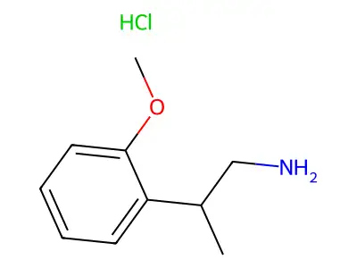 2-(2-Methoxyphenyl)propan-1-amine hydrochloride structure