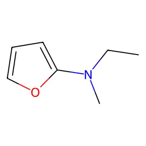 N-乙基-N-甲基呋喃-2-胺 structure