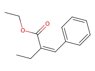 Ethyl 2-(phenylmethylene)butanoate structure