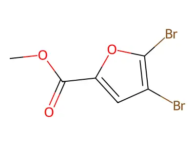 Methyl 4,5-Dibromo-2-furancarboxylate structure