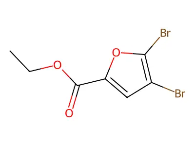 Ethyl 4,5-dibromofuran-2-carboxylate structure