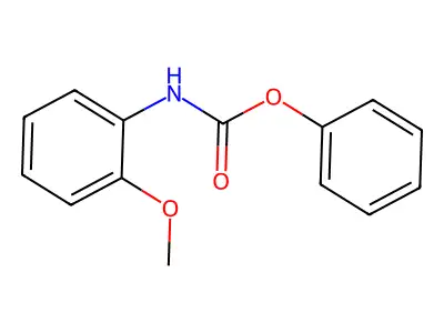 Phenyl N-(O-anisyl)carbamate structure