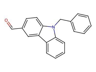 9-Benzylcarbazole-3-carboxaldehyde structure