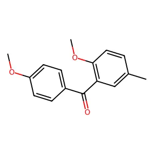 (2-Methoxy-5-methylphenyl)(4-methoxyphenyl)methanone structure