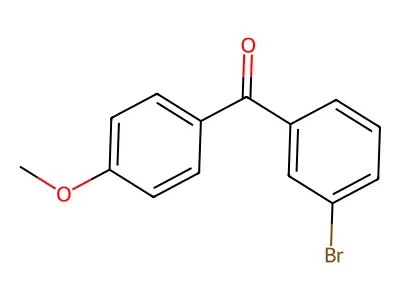 (3-Bromophenyl)(4-methoxyphenyl)methanone structure