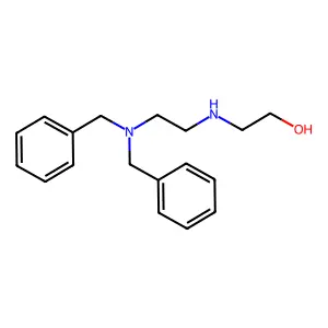 Ethanol, 2-[[2-[bis(phenylmethyl)amino]ethyl]amino]- structure