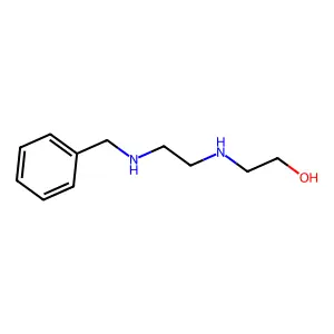 Ethanol, 2-[[2-[(phenylmethyl)amino]ethyl]amino]- structure