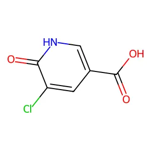 5-Chloro-6-hydroxynicotinic acid structure