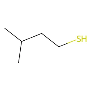 Isoamyl mercaptan structure