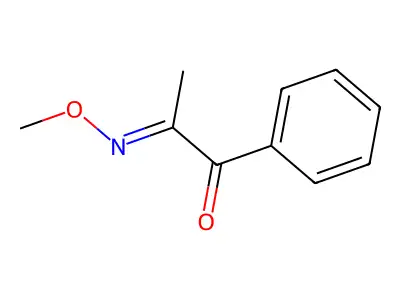 2-Methoxyimino-1-phenylpropan-1-one structure