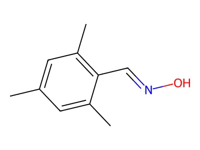 2,4,6-Trimethylbenzaldehyde oxime structure