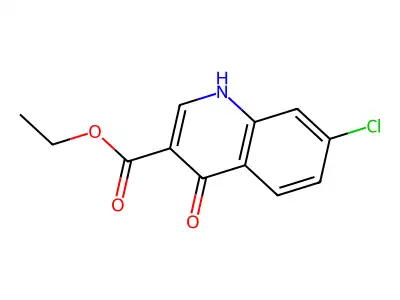 Ethyl 7-chloro-4-oxo-1,4-dihydroquinoline-3-carboxylate structure