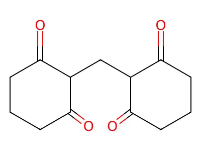 2,2'-Methylenebis(1,3-cyclohexanedione) structure