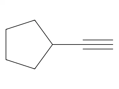 Cyclopentylacetylene structure